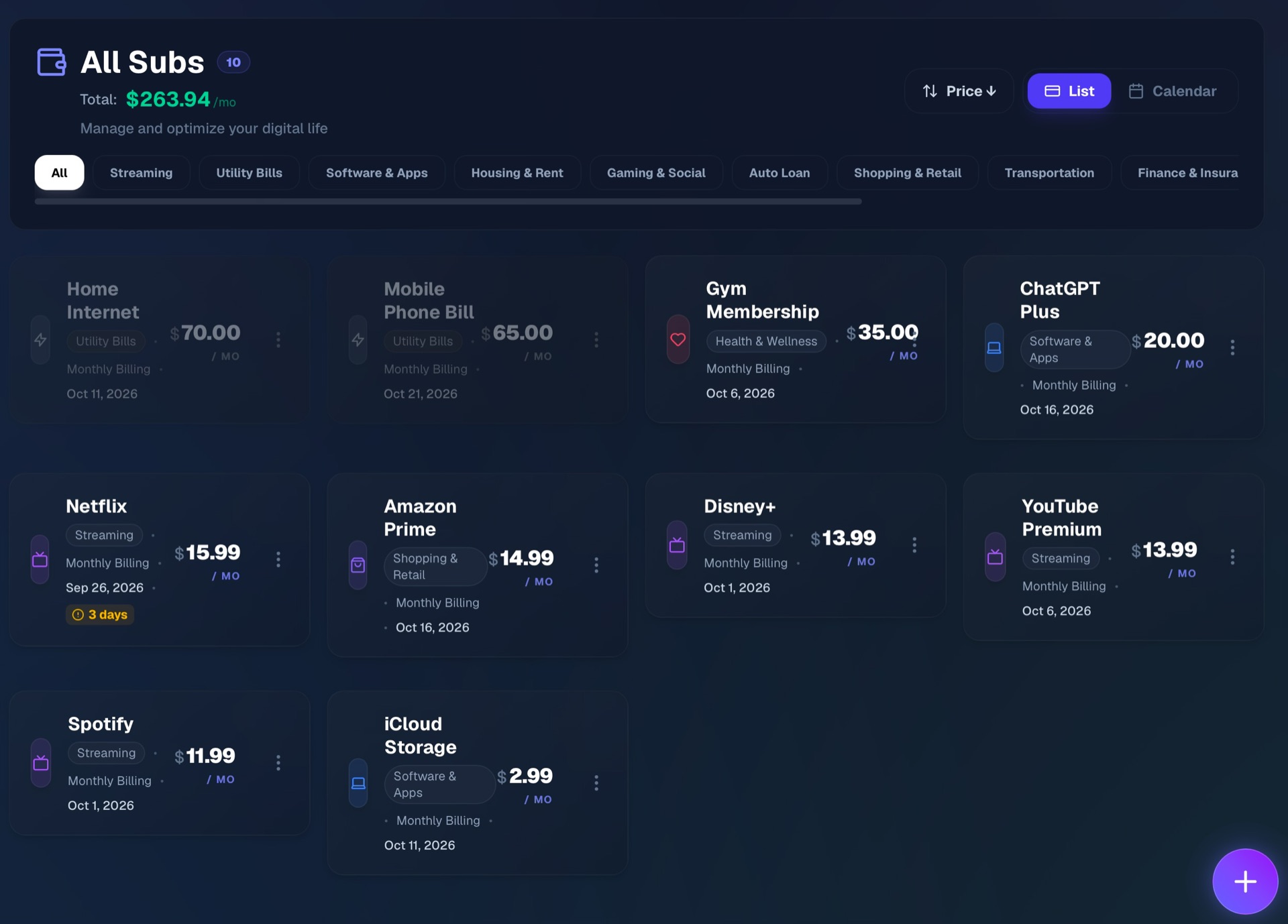 Dashboard Screenshot 2