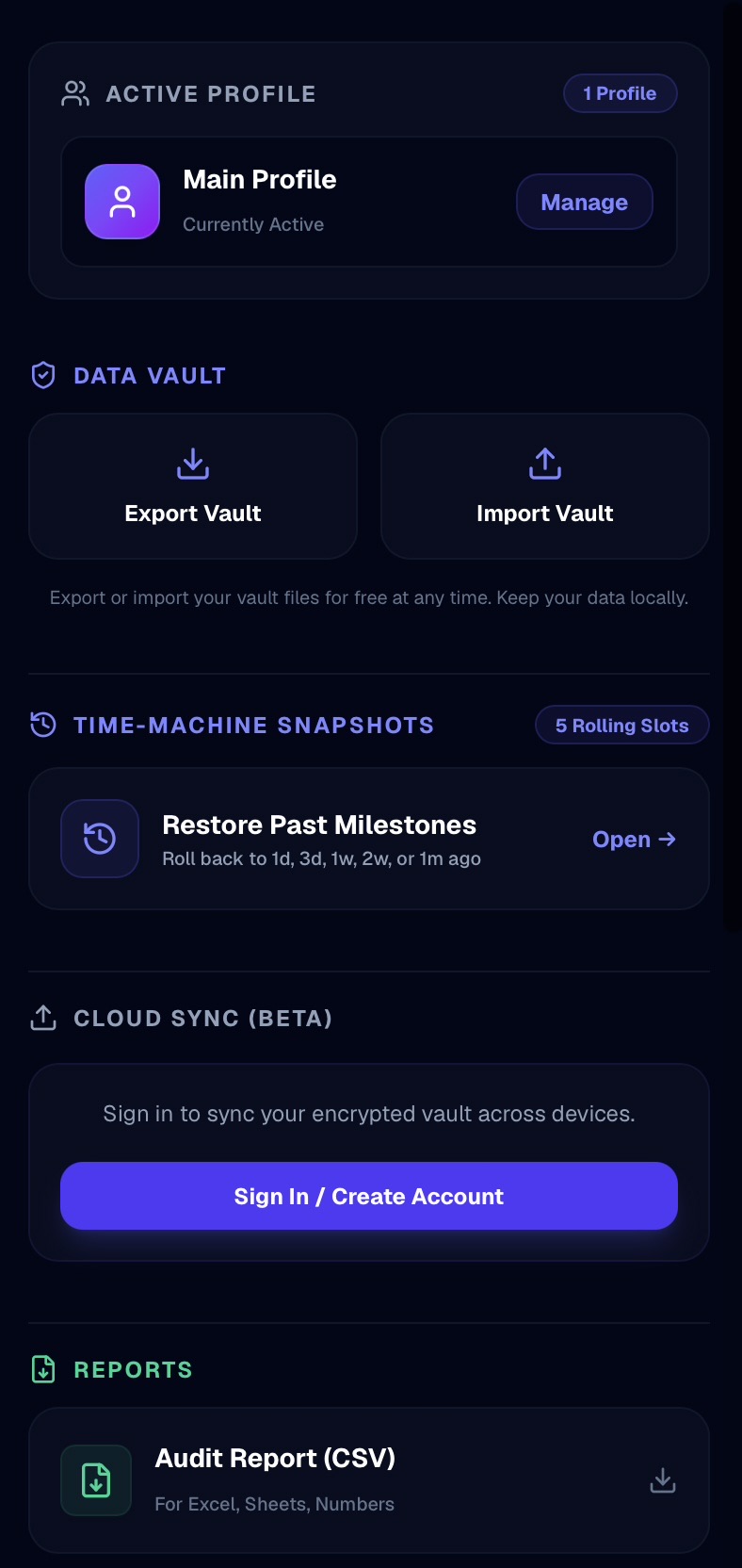 Dashboard Screenshot 5